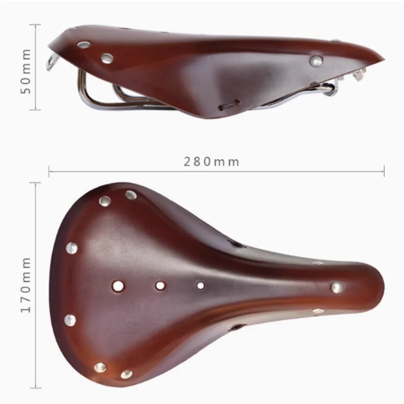 Универсальная подушка из воловьей кожи с двойной пружиной для ретро-велосипедов.
Универсальная подушка из воловьей кожи с двойной пружиной для ретро-велосипедов.