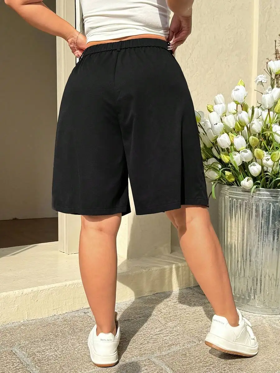 Soft Fabric Trendy Plus Size Elastic Waist Short Pants Loose Summer Shorts Women Clothing
Soft Fabric Trendy Plus Size Elastic Waist Short Pants Loose Summer Shorts Women Clothing