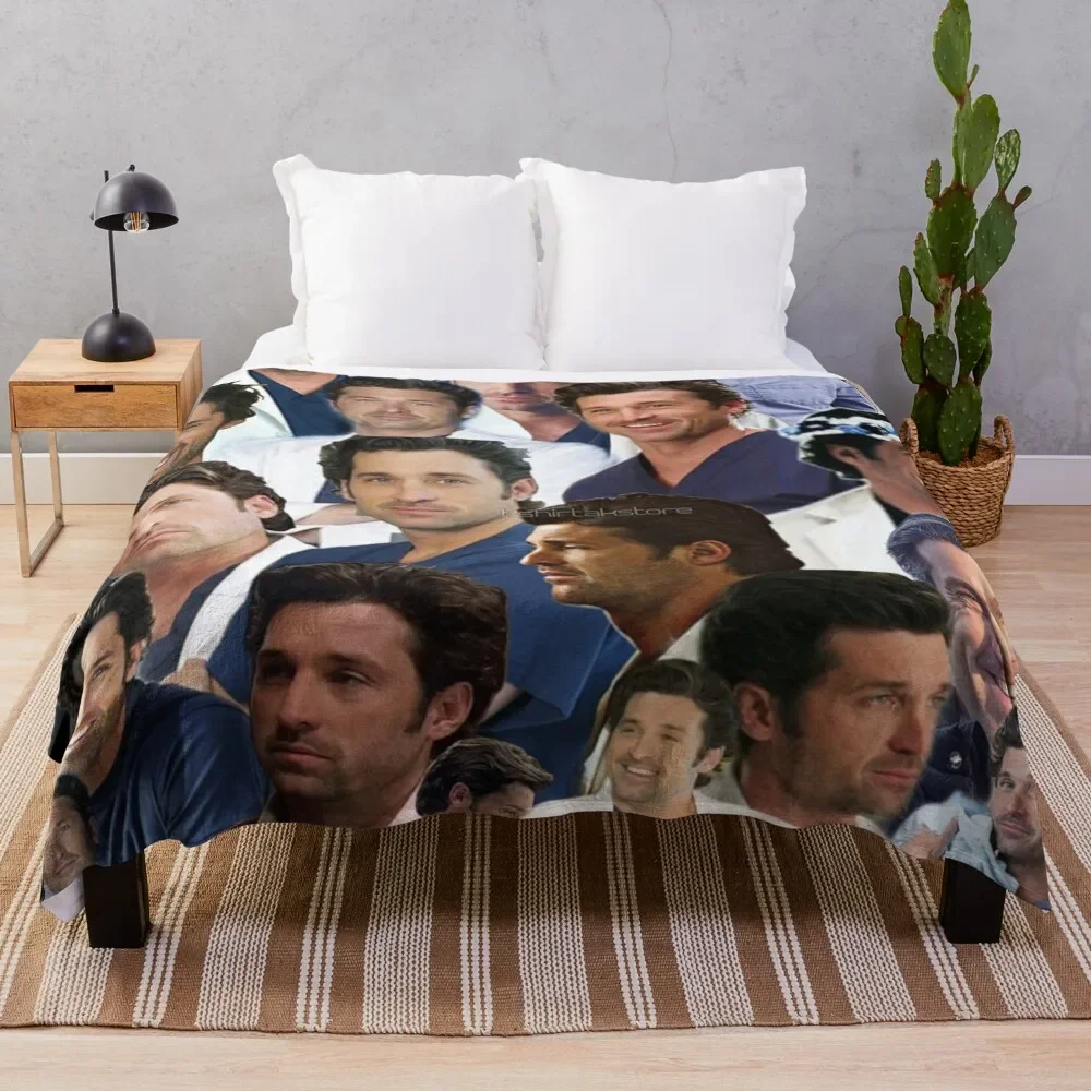 Patrick Dempsey photo collage Throw Blanket blankets and throws Cute Plaid Blankets
Patrick Dempsey photo collage Throw Blanket blankets and throws Cute Plaid Blankets