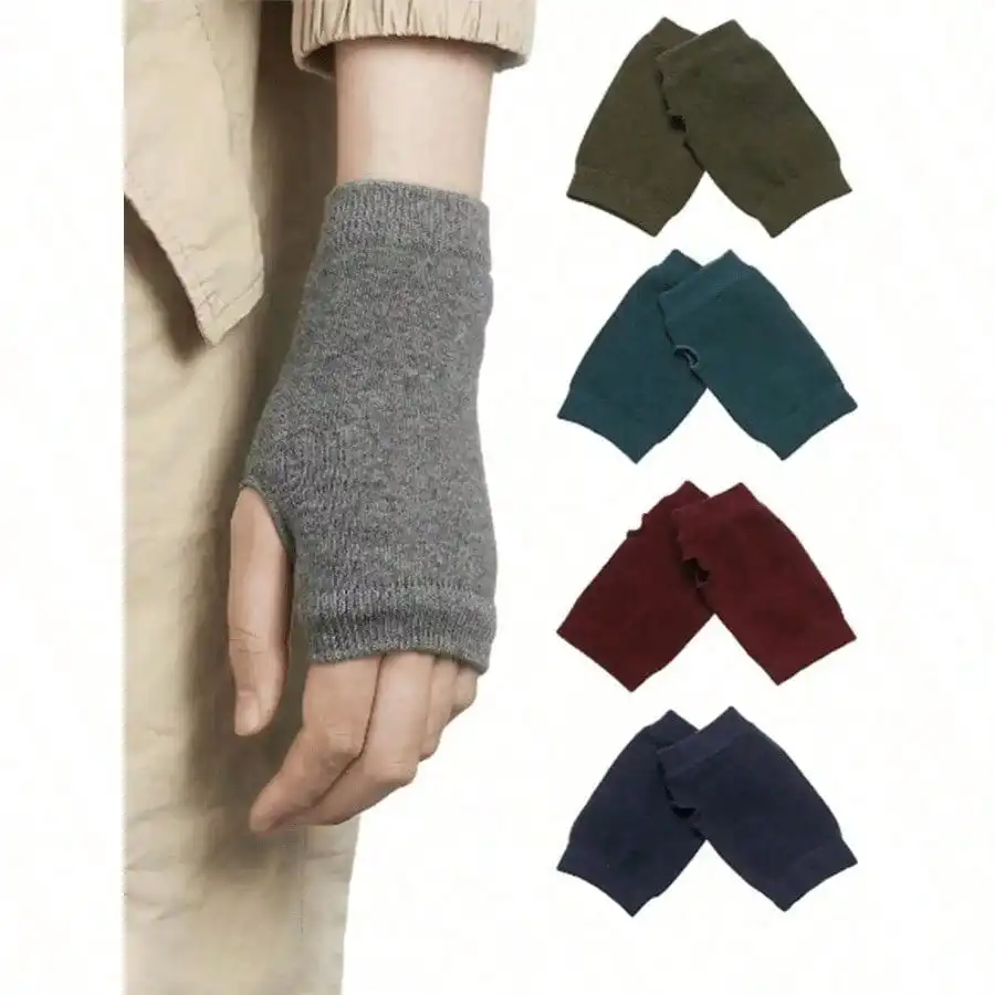 1pair Winter Autumn Women Men Warm Fingerless Knitted Gloves Solid Color Stretch Mittens Exposed Finger Short Gloves
1pair Winter Autumn Women Men Warm Fingerless Knitted Gloves Solid Color Stretch Mittens Exposed Finger Short Gloves