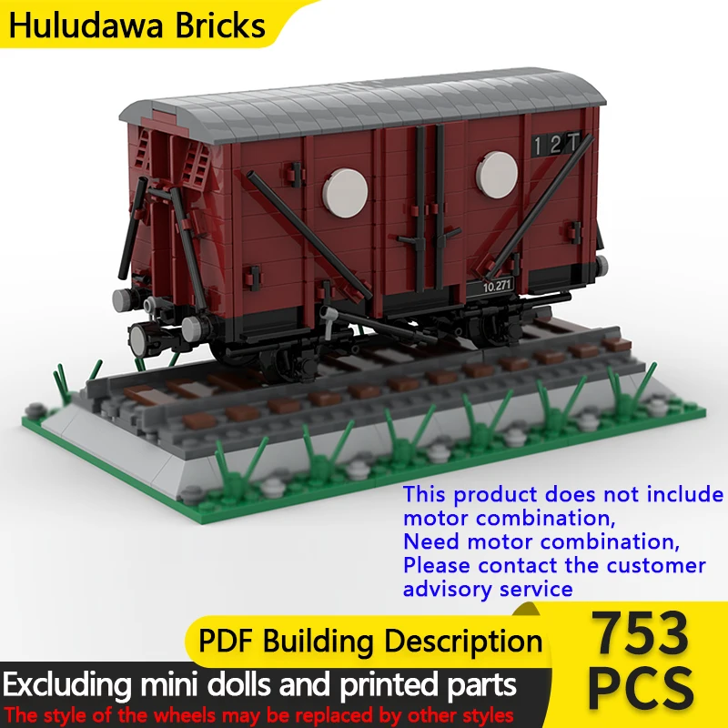 City Car Model MOC Building Bricks Railway 12T Ventilated Van Modular Technology Children Holiday Gifts Assemble Toys Suit
City Car Model MOC Building Bricks Railway 12T Ventilated Van Modular Technology Children Holiday Gifts Assemble Toys Suit