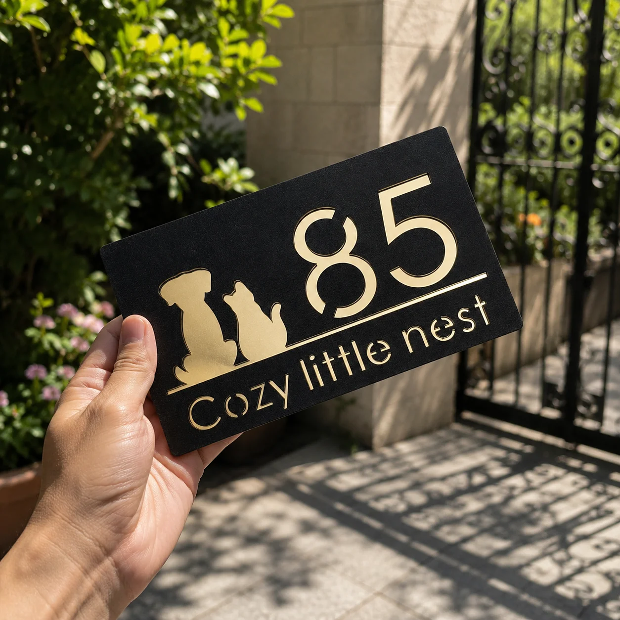 Personalized Cat Dog House Number Sign Custom Acrylic Address Plaque Outdoor Lover Wall Decor Modern House Number Gift Entrance
Personalized Cat Dog House Number Sign Custom Acrylic Address Plaque Outdoor Lover Wall Decor Modern House Number Gift Entrance