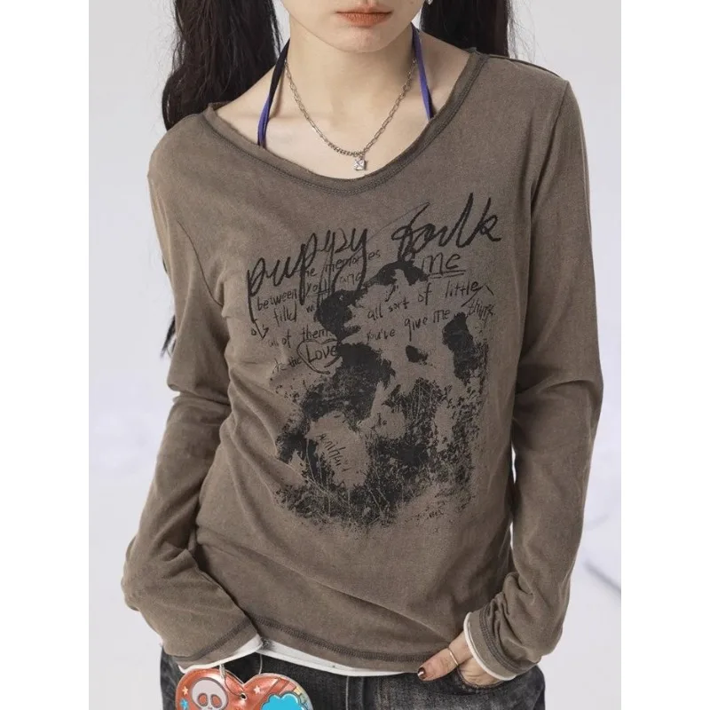 HOUZHOU Y2k Harajuku Tshirts Women Long Sleeve Vintage Grunge Graphic Tees Patchwork Korean Fashion Gothic T Shirts Streetwear
HOUZHOU Y2k Harajuku Tshirts Women Long Sleeve Vintage Grunge Graphic Tees Patchwork Korean Fashion Gothic T Shirts Streetwear