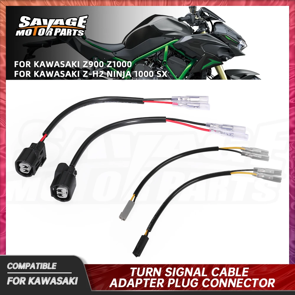 Z900 Z1000SX Turn Signal Wire Adapters Indicator Cable Plug Connector For Kawasaki Z-H2 Z H2-SE Z900RS Z900-SE Ninja 1000 SX
Z900 Z1000SX Turn Signal Wire Adapters Indicator Cable Plug Connector For Kawasaki Z-H2 Z H2-SE Z900RS Z900-SE Ninja 1000 SX
