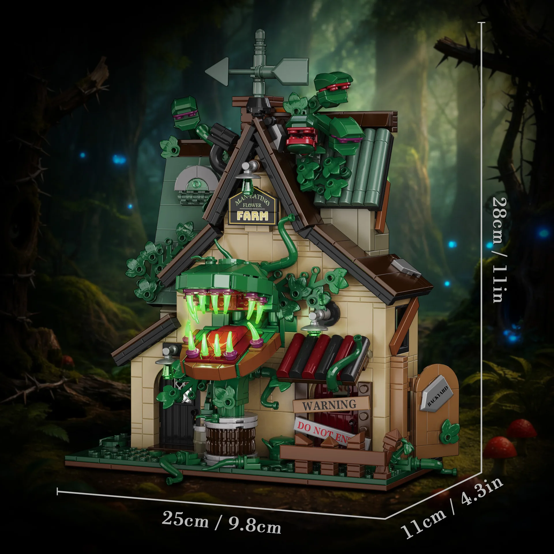 Creative Mini Block Ghost Carnivorous Plant Cottage Model Construction Toys House Building Brick Collection For Boys Gifts
Creative Mini Block Ghost Carnivorous Plant Cottage Model Construction Toys House Building Brick Collection For Boys Gifts