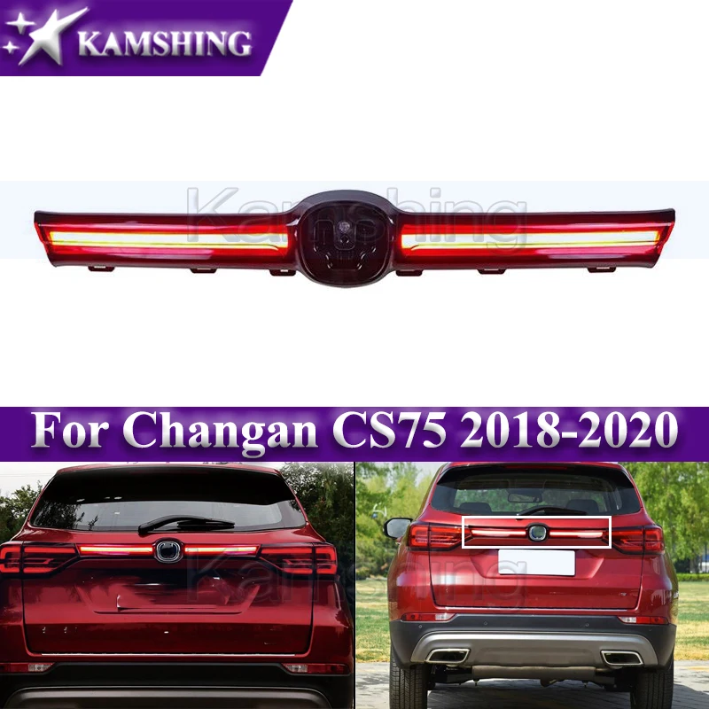 Задний бампер Kamshing, светодиодный задний фонарь для Changan CS75 2018-2020, сквозной задний фонарь, средний задний фонарь, динамический указатель поворота, Lmp
Задний бампер Kamshing, светодиодный задний фонарь для Changan CS75 2018-2020, сквозной задний фонарь, средний задний фонарь, динамический указатель поворота, Lmp