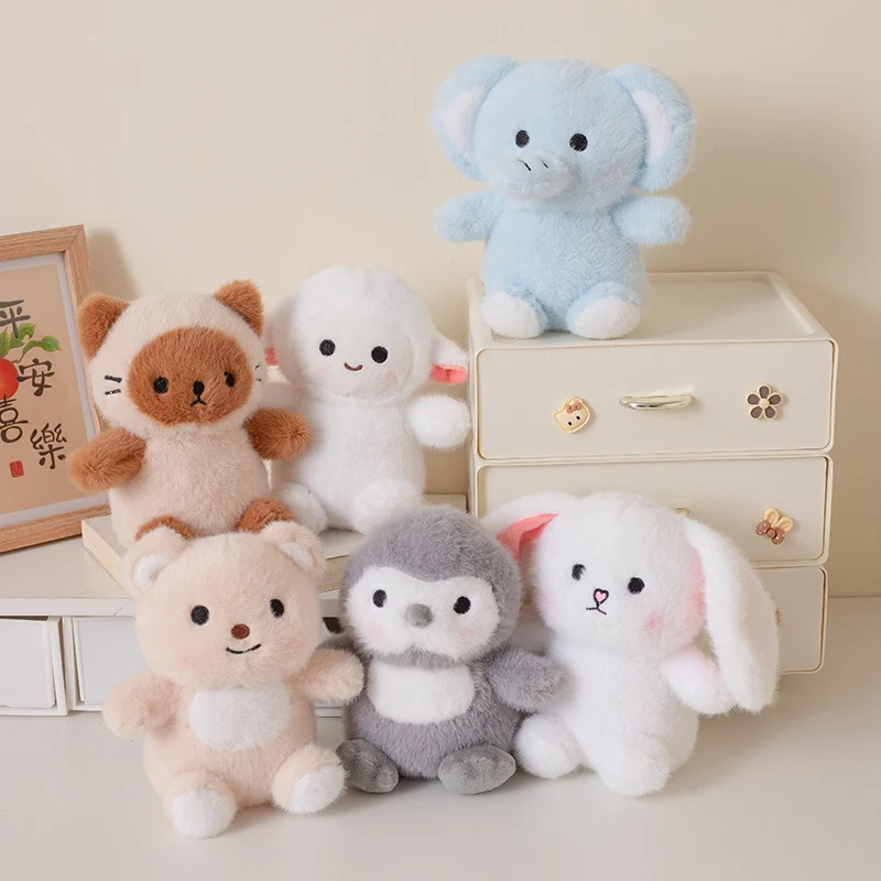 Mini Cartoon Animal Plush Toys Stuffed Sheep Penguin Bear Bunny Doll Lovely Desktop Pets Pretty Room&Office Decor Girls Gift
Mini Cartoon Animal Plush Toys Stuffed Sheep Penguin Bear Bunny Doll Lovely Desktop Pets Pretty Room&Office Decor Girls Gift