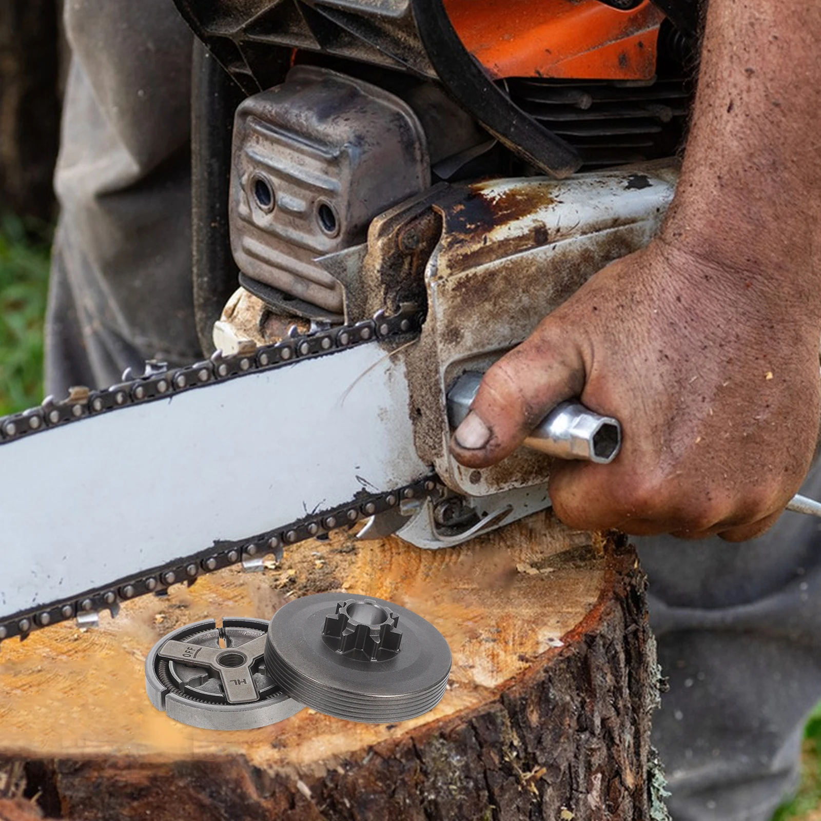 52/5800 Oil Saw Clutch Durable Easy Installation Power Transmission Stable Garden Use Chainsaw Attachment Circular Track Guide
52/5800 Oil Saw Clutch Durable Easy Installation Power Transmission Stable Garden Use Chainsaw Attachment Circular Track Guide