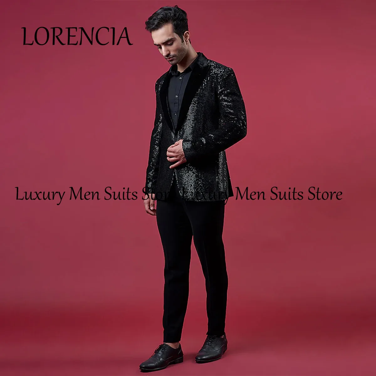 Customized Jewelry Male Prom Blazers Ornament Men Suits 2025 Formal 2 Pieces Tuxedos Wedding Groom Dinner Party Ternos Completo
Customized Jewelry Male Prom Blazers Ornament Men Suits 2025 Formal 2 Pieces Tuxedos Wedding Groom Dinner Party Ternos Completo
