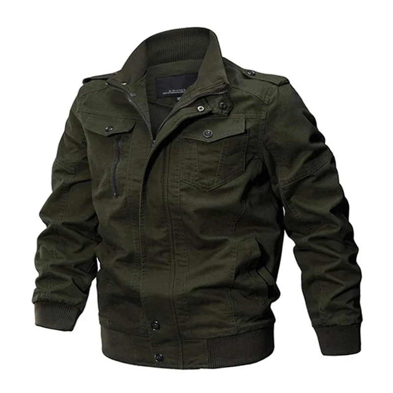 Men Casual Cotton Military Bomber Jacket Mens Jackets & Coats Army Men's Slim Fit Pilot Jackets Casacas Para Hombre Size M-6XL
Men Casual Cotton Military Bomber Jacket Mens Jackets & Coats Army Men's Slim Fit Pilot Jackets Casacas Para Hombre Size M-6XL