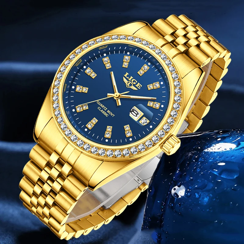 LIGE Sports Watches For Men Fashion Creative Diamond Design Watch Men Military Waterproof Date Quartz Wristwatch Reloj Hombre
LIGE Sports Watches For Men Fashion Creative Diamond Design Watch Men Military Waterproof Date Quartz Wristwatch Reloj Hombre
