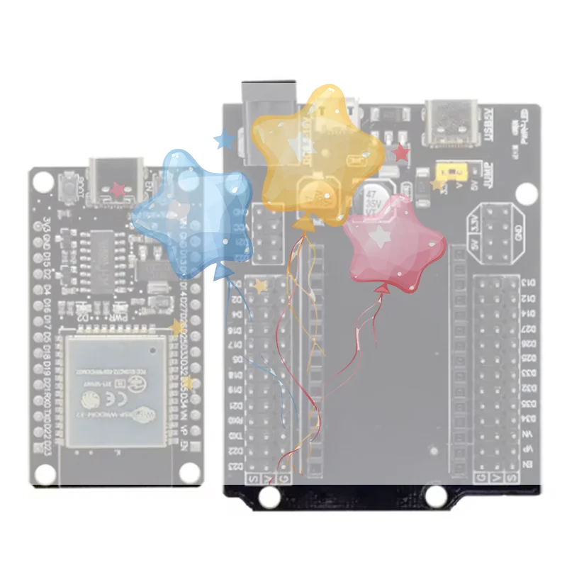 FOR ESP32 Development Board TYPE-C MICRO USB CH340C WiFi+Bluetooth Ultra-Low Power Consumption Dual Core FOR ESP32
FOR ESP32 Development Board TYPE-C MICRO USB CH340C WiFi+Bluetooth Ultra-Low Power Consumption Dual Core FOR ESP32