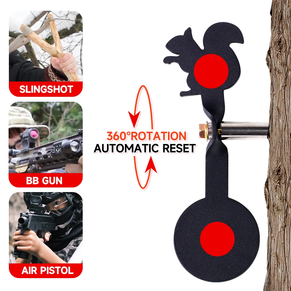 3mm Metal Rotating Ground Target - 360° Spin Tree Insert Toy for Outdoor Hunting Shooting & Gift
3mm Metal Rotating Ground Target - 360° Spin Tree Insert Toy for Outdoor Hunting Shooting & Gift
