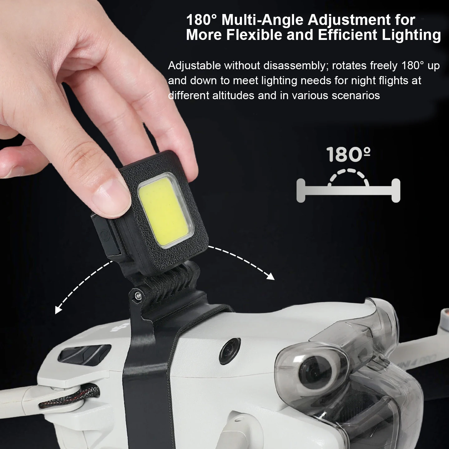 LED Navigation Light for DJI mini4 Pro,Anti-Collision Bumper Protect Cover with 3Lighting Modes&180°Adjustable, Built-in Battery
LED Navigation Light for DJI mini4 Pro,Anti-Collision Bumper Protect Cover with 3Lighting Modes&180°Adjustable, Built-in Battery