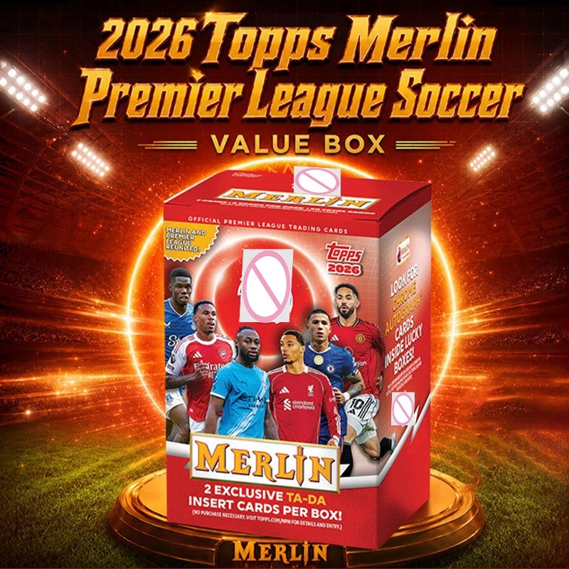 2026 Topps Merlin Premier League Football Star Collection Card Blind Hobby Box
2026 Topps Merlin Premier League Football Star Collection Card Blind Hobby Box
