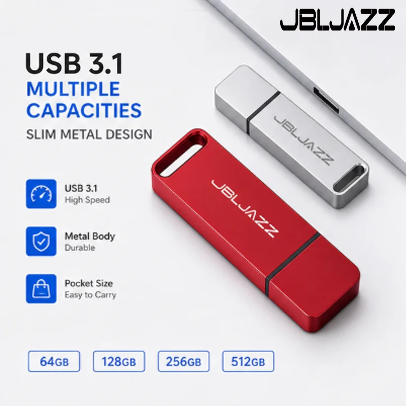USB Flash Drive 512GB OTG USB 3.1 Metal Pendrive 256GB File Transfer USB 128GB Memory Stick For Computers Phone Business Gift
USB Flash Drive 512GB OTG USB 3.1 Metal Pendrive 256GB File Transfer USB 128GB Memory Stick For Computers Phone Business Gift