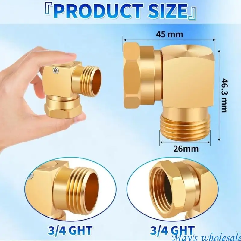 Сверхмощный латунный соединитель садового шланга с двойными углами вращения, выдерживая 448А
Сверхмощный латунный соединитель садового шланга с двойными углами вращения, выдерживая 448А