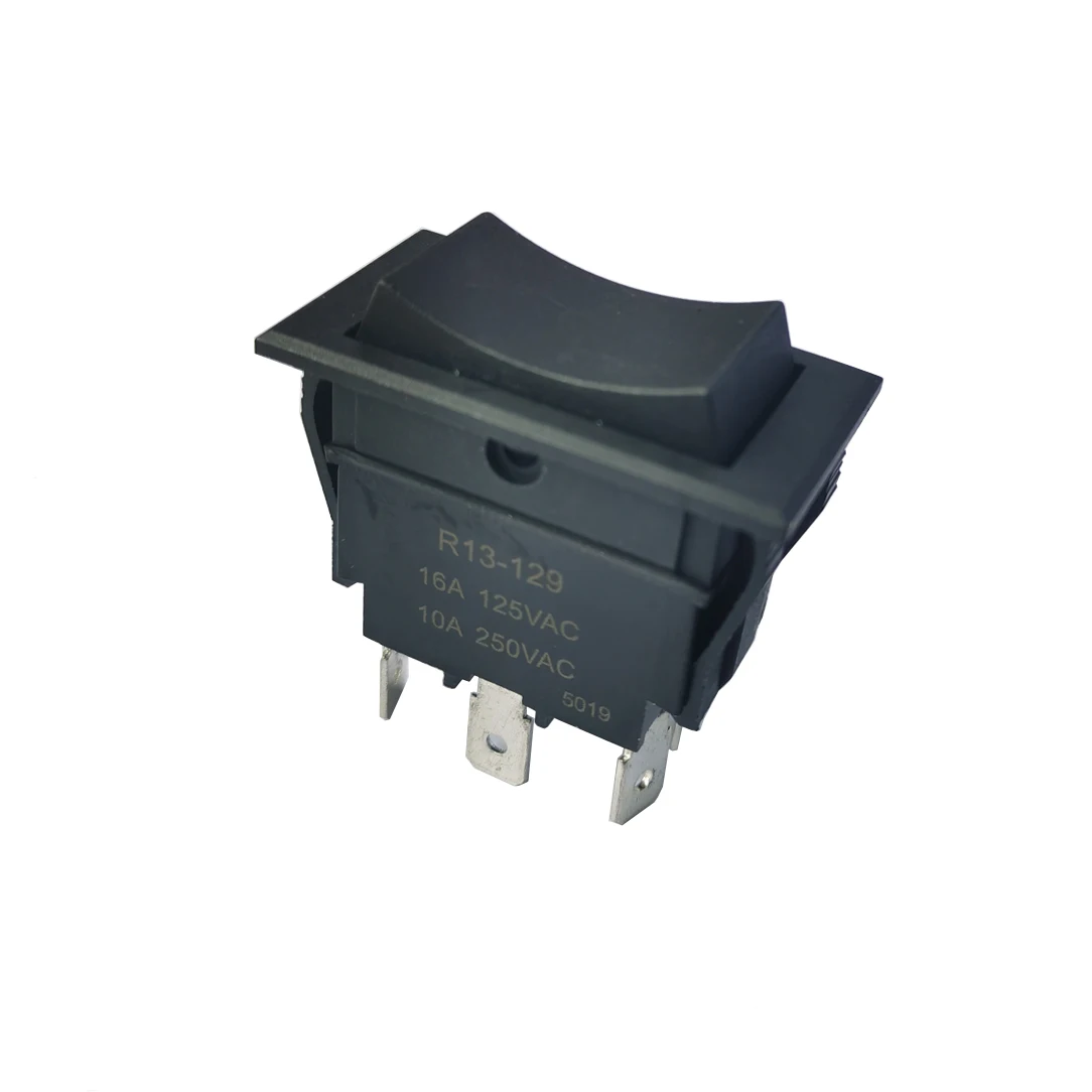 R13-129 6 контактов 125/250 в 16 А (вкл.)-ВЫКЛ.-(вкл.) Φ промышленный Электрический кнопочный переключатель для электроинструмента
R13-129 6 контактов 125/250 в 16 А (вкл.)-ВЫКЛ.-(вкл.) Φ промышленный Электрический кнопочный переключатель для электроинструмента