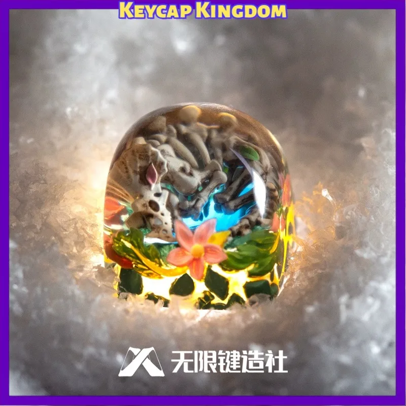 Triceratops Theme Mechanical Keyboard Epoxy Resin Custom Artisan Keycap PC Gaming Keyboard Point Keycap DIY Collectible Gift
Triceratops Theme Mechanical Keyboard Epoxy Resin Custom Artisan Keycap PC Gaming Keyboard Point Keycap DIY Collectible Gift