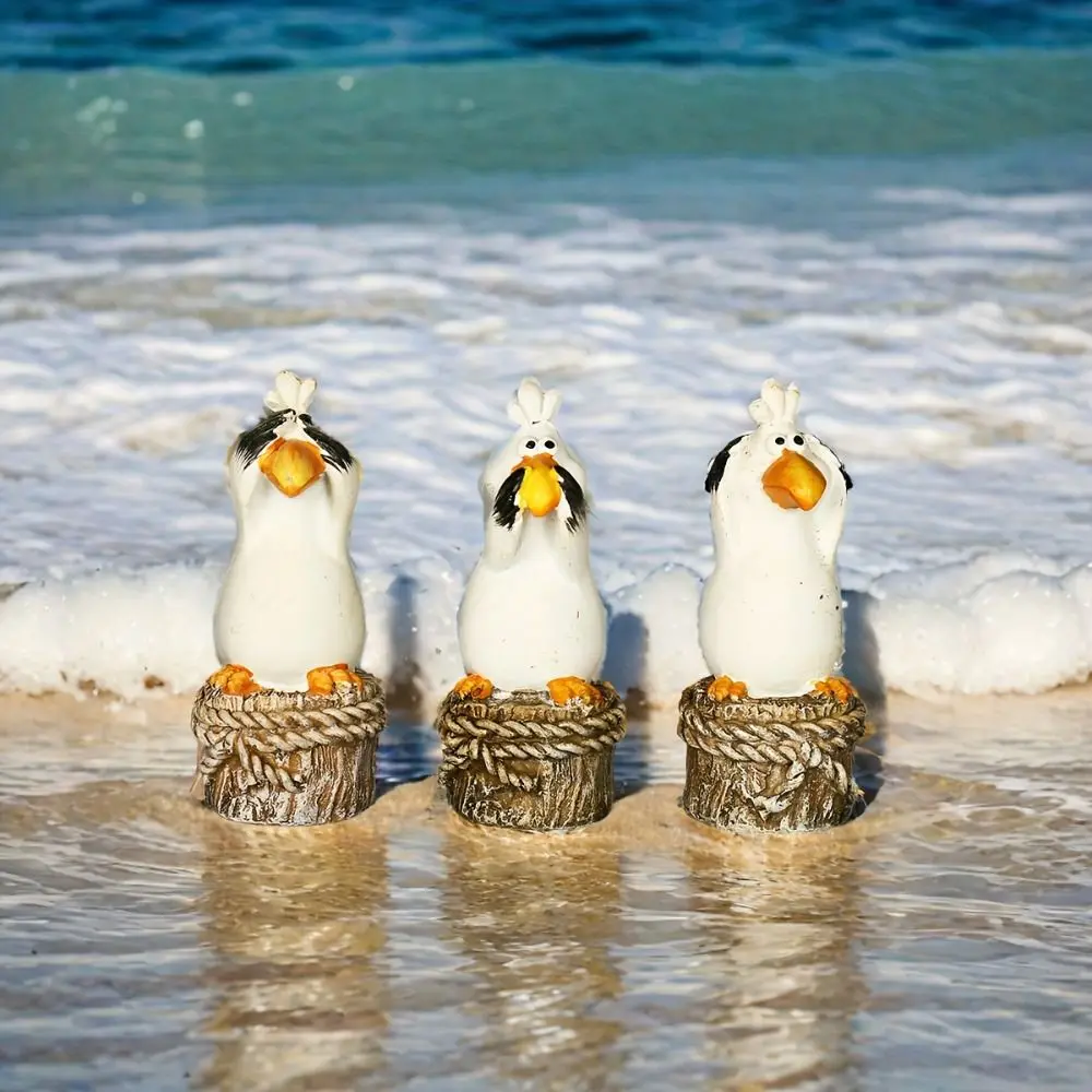 3pcs Resin Seabirds Decorative Ornament Cartoon Cute Animal Statue Waterproof Creative Miniatures Figurine Sculpture Office
3pcs Resin Seabirds Decorative Ornament Cartoon Cute Animal Statue Waterproof Creative Miniatures Figurine Sculpture Office