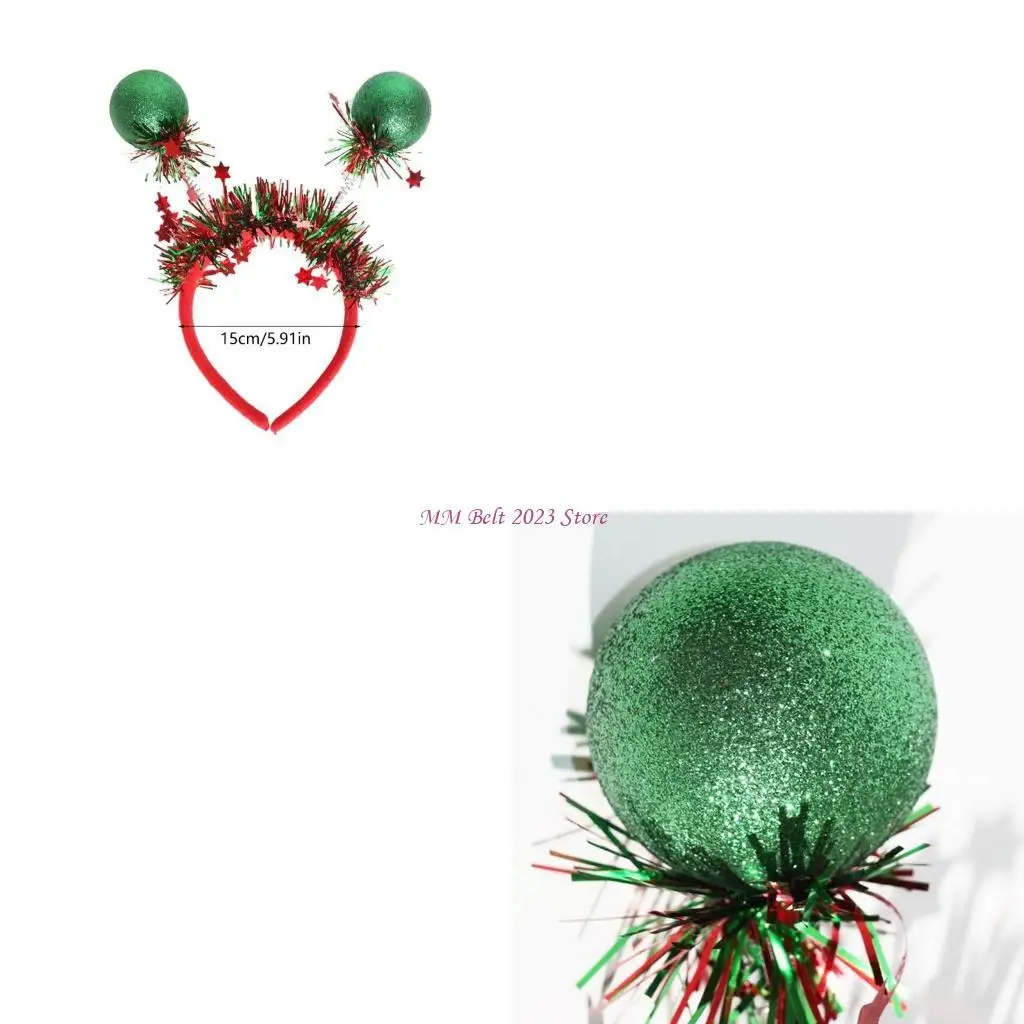 49ME Stylish Hair Accessory Santa Ball Hairband Props For Kids Infants Costume Parties Comfortable Nonslip Design
49ME Stylish Hair Accessory Santa Ball Hairband Props For Kids Infants Costume Parties Comfortable Nonslip Design
