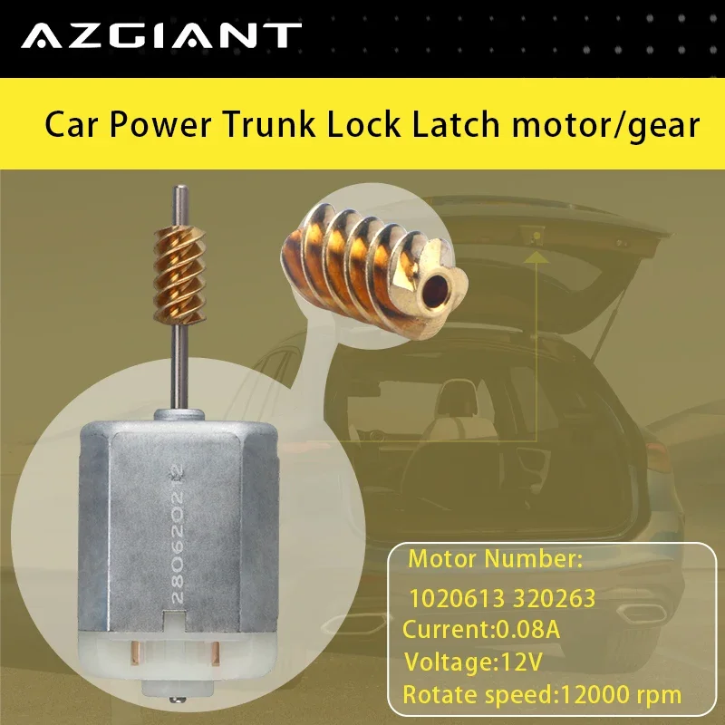 1020613 320263 Car Trunk Lock Actuator Latch Release Door Lock Motor Worm Gear For Hyundai Veloster/Kia Sedona Auto Parts DIY
1020613 320263 Car Trunk Lock Actuator Latch Release Door Lock Motor Worm Gear For Hyundai Veloster/Kia Sedona Auto Parts DIY