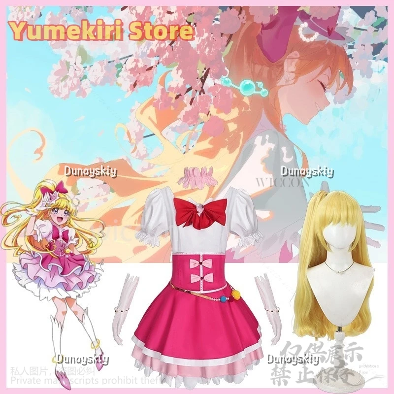 Anime Maho Girls Precure! 코스프레 Asahina Mirai Cure Miracle Costume Lovely Cute Cake Dress Pink Jirai Kei Girls Wigs Customized
Anime Maho Girls Precure! 코스프레 Asahina Mirai Cure Miracle Costume Lovely Cute Cake Dress Pink Jirai Kei Girls Wigs Customized