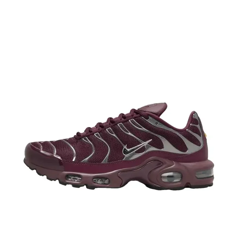 Nike Air Max Plus Women Trendy Shock-absorbing Anti Slip Low Cut Wear-resistant Casual Running Shoes Silver and Dark Red
Nike Air Max Plus Women Trendy Shock-absorbing Anti Slip Low Cut Wear-resistant Casual Running Shoes Silver and Dark Red
