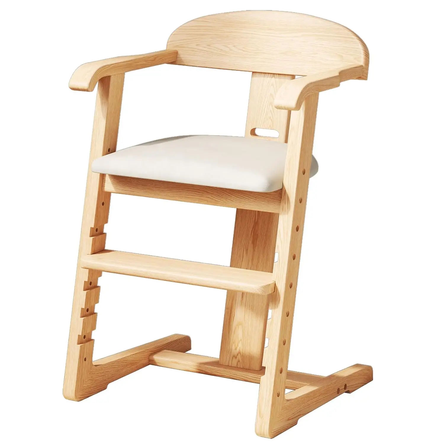 Solid Wood Toddler Dining Chair Adjustable Height Kids High Chair Grow With Child Natural Grey
Solid Wood Toddler Dining Chair Adjustable Height Kids High Chair Grow With Child Natural Grey