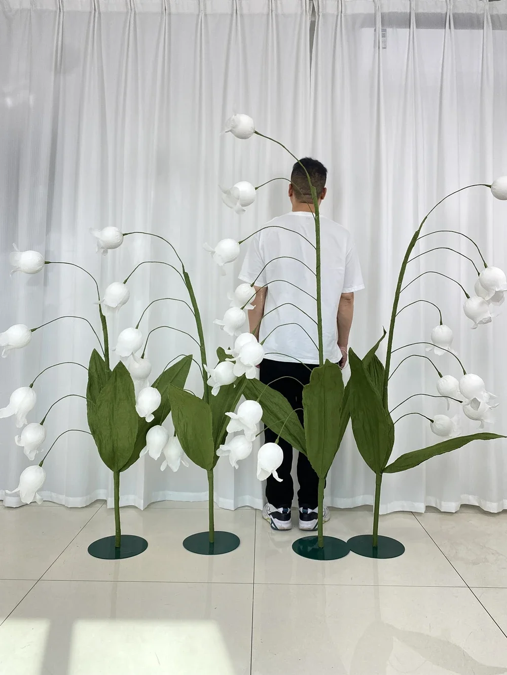 Paper art lily of the valley wedding stage decoration flower handmade flower large art beautiful Chen installation
Paper art lily of the valley wedding stage decoration flower handmade flower large art beautiful Chen installation