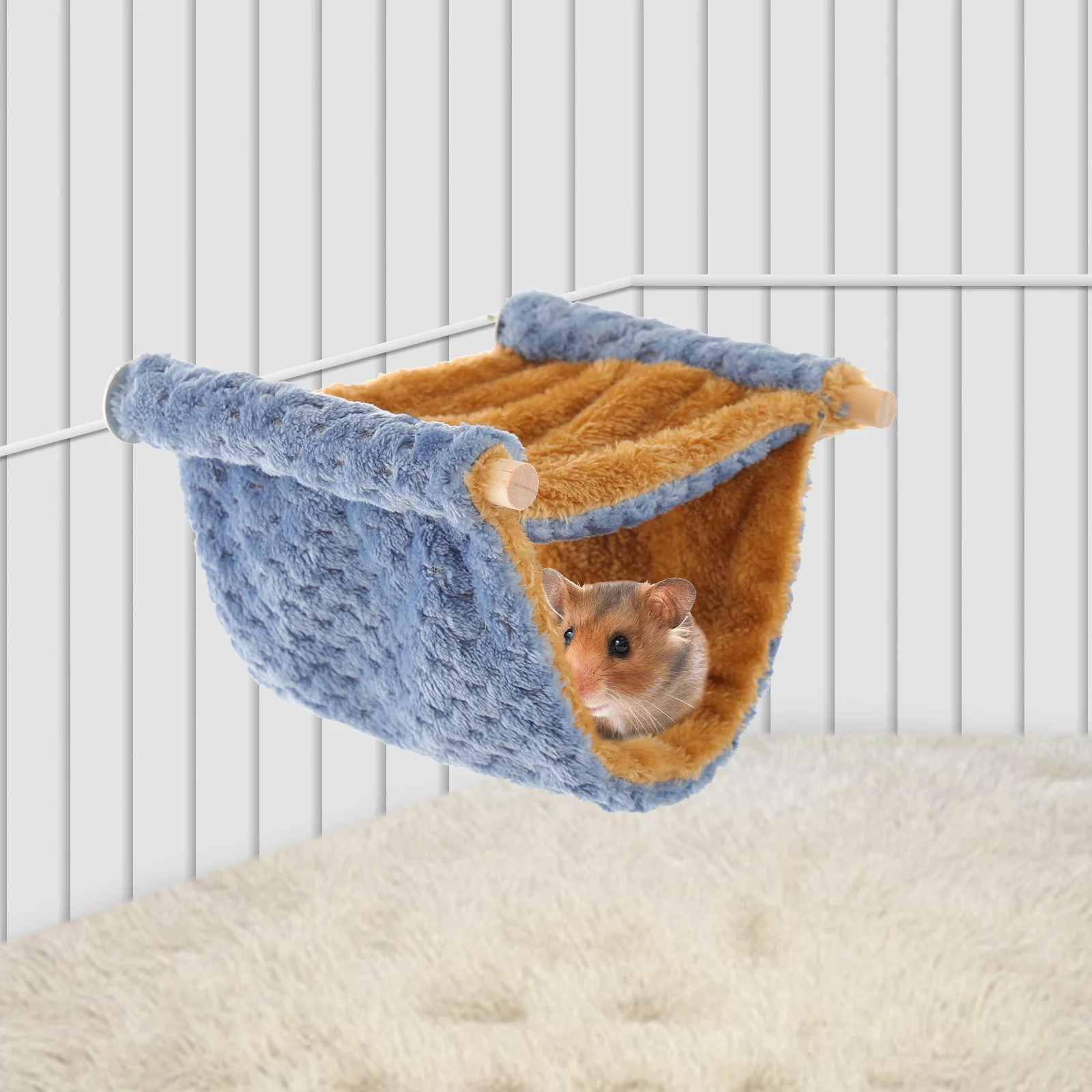 Comfortable Hamster Bed Warm Hanging Hammock for Chinchilla Guinea Pig Rat Ferret Cage Nest Accessory Soft Secure Design
Comfortable Hamster Bed Warm Hanging Hammock for Chinchilla Guinea Pig Rat Ferret Cage Nest Accessory Soft Secure Design