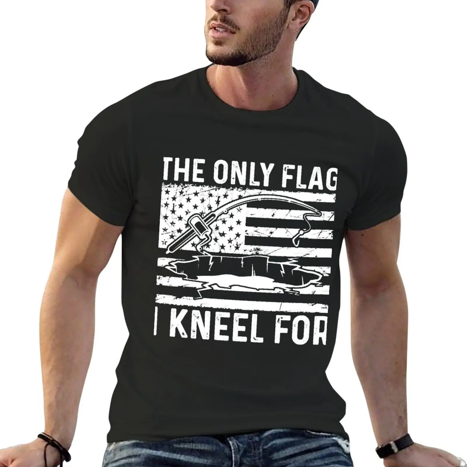 New Winter Ice Fishing Ice Fisherman - The Only Flag I Kneel For T-Shirt oversized t shirts Short sleeve t shirt men
New Winter Ice Fishing Ice Fisherman - The Only Flag I Kneel For T-Shirt oversized t shirts Short sleeve t shirt men