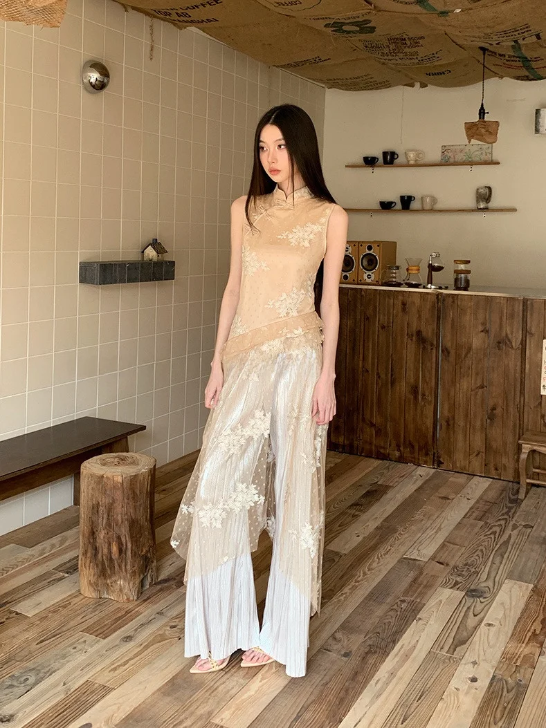 Mipai Aun Oriental Romance Summer 2025 New Chinese Sle Fairy Split Asymmetrical Qipao Dr ort Sve Daily Wear
Mipai Aun Oriental Romance Summer 2025 New Chinese Sle Fairy Split Asymmetrical Qipao Dr ort Sve Daily Wear