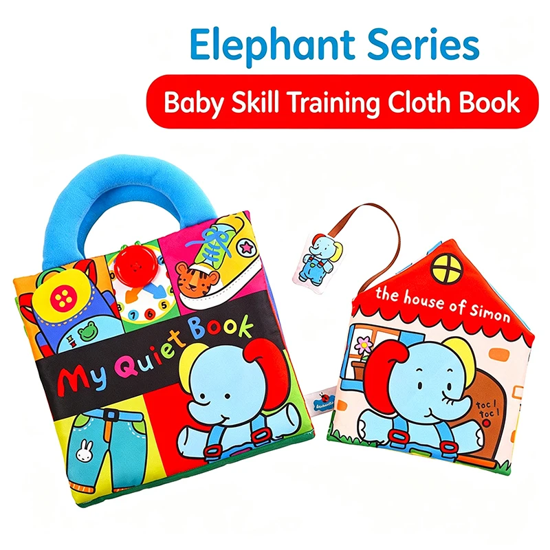 Montessori Busy Cloth Book Toddler Life Skill & 3D House Story Soft Fabric Book Baby Early Learning Educational Toy Gift
Montessori Busy Cloth Book Toddler Life Skill & 3D House Story Soft Fabric Book Baby Early Learning Educational Toy Gift