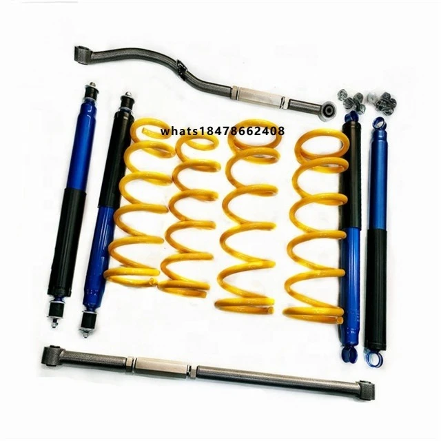 4X4 Lift Kit Shock Absorber Off-Road Suspension Kit for Patrol Y60/Y61, Includes Coil Springs/Shock Absorbers/Adjusting Pushrods
4X4 Lift Kit Shock Absorber Off-Road Suspension Kit for Patrol Y60/Y61, Includes Coil Springs/Shock Absorbers/Adjusting Pushrods