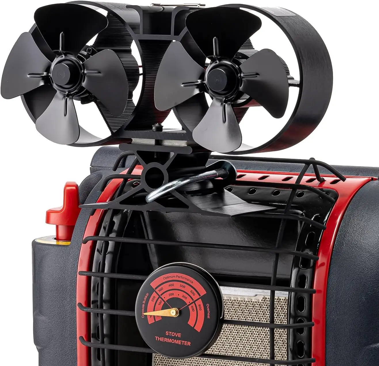 Heat Powered Stove Fan for Fireplaces, Dual Motor 8-Blade Heater Circulator, Non-Electric for Wood/Pellet/Propane Burners
Heat Powered Stove Fan for Fireplaces, Dual Motor 8-Blade Heater Circulator, Non-Electric for Wood/Pellet/Propane Burners