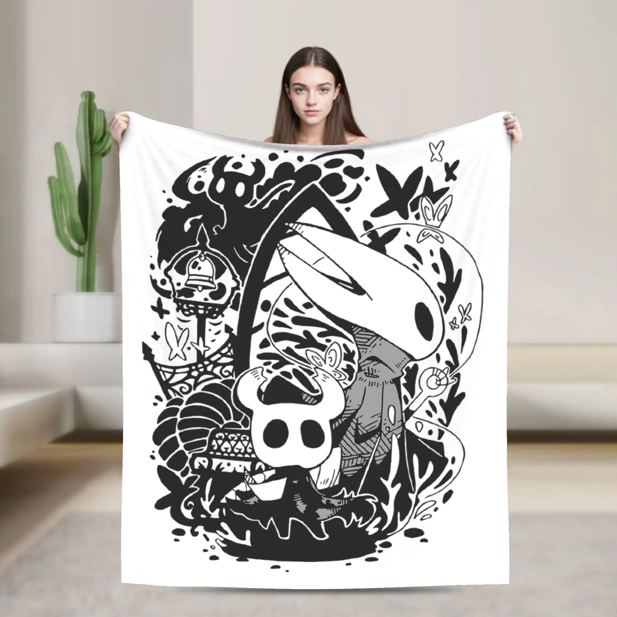Hollow Knight Blanket Flannel Spring/Autumn Multi-function Soft Throw Blankets for Bedding Bedroom Bedspreads
Hollow Knight Blanket Flannel Spring/Autumn Multi-function Soft Throw Blankets for Bedding Bedroom Bedspreads