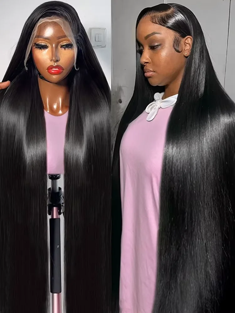 30 40 Inch Bone Straight Transparent 13x6 Lace Frontal Human Hair Wigs 180 Density Brazilian Remy 13x4 Lace Front Wig For Women
30 40 Inch Bone Straight Transparent 13x6 Lace Frontal Human Hair Wigs 180 Density Brazilian Remy 13x4 Lace Front Wig For Women