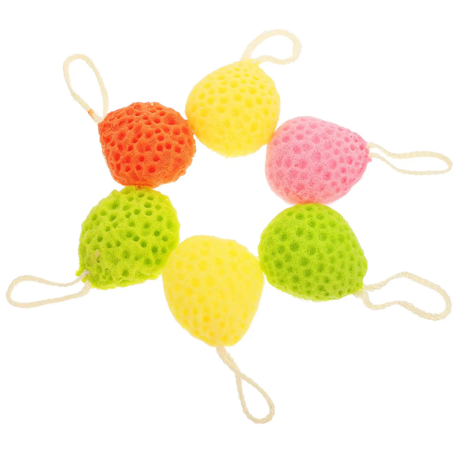 6 Pcs Sponge Bath Wipe Hydrophilic Soothing Scrubber Exfoliating Drop Shaped Balls Non Latex Shower Safe
6 Pcs Sponge Bath Wipe Hydrophilic Soothing Scrubber Exfoliating Drop Shaped Balls Non Latex Shower Safe