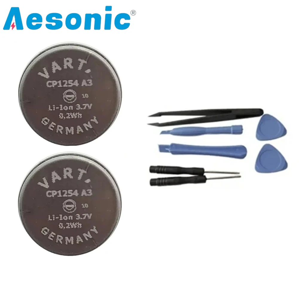 2PCS New Original for VARTA 60mAh 3.7V CP1254 A3 Battery for WF-1000X WF-1000XM3 WF-1000XM4 Bluetooth TWS Headphone CP 1254
2PCS New Original for VARTA 60mAh 3.7V CP1254 A3 Battery for WF-1000X WF-1000XM3 WF-1000XM4 Bluetooth TWS Headphone CP 1254
