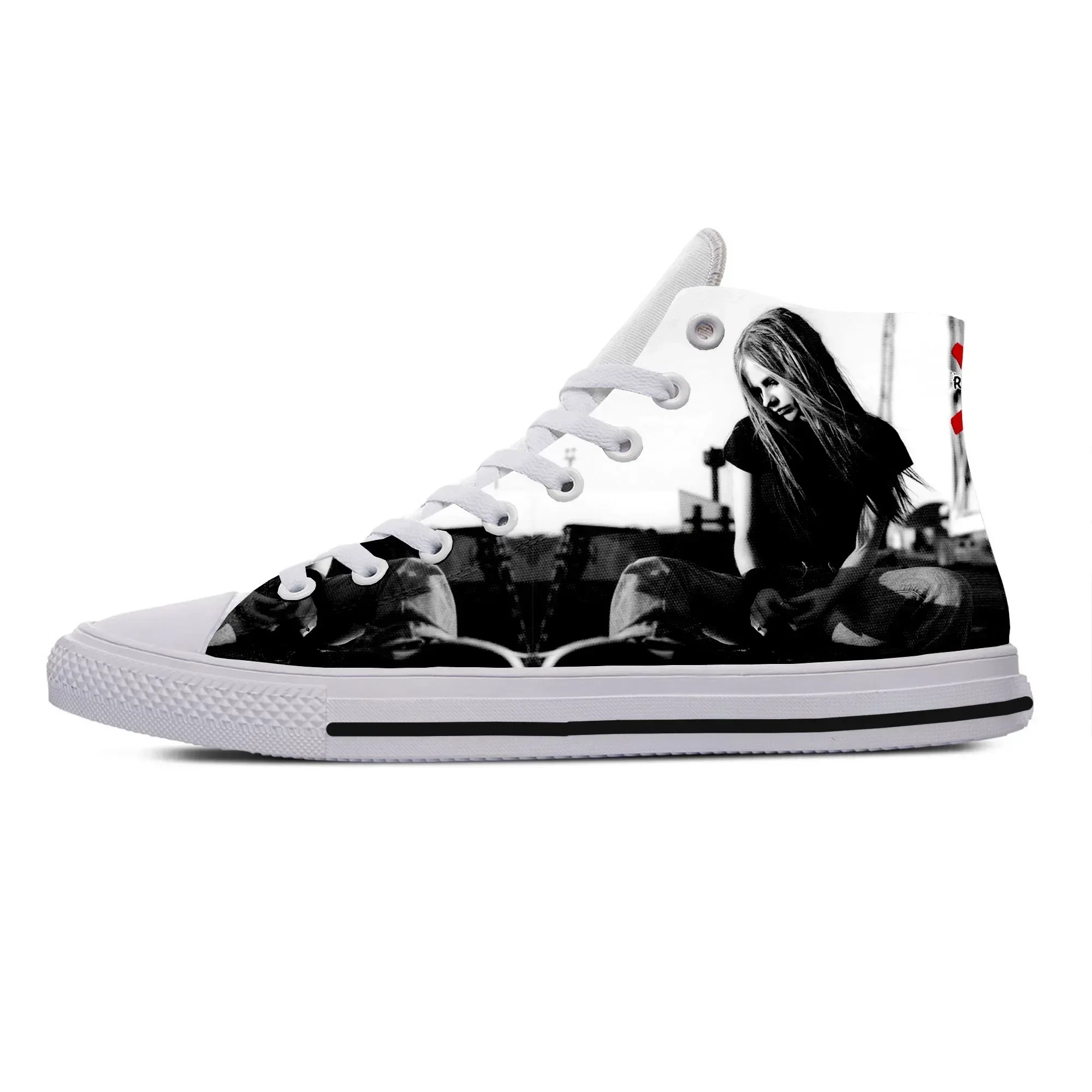 Hot Cool Summer Avril Lavigne High Sneakers Men Women Lace-Up Casual Shoes Latest Board Shoes
Hot Cool Summer Avril Lavigne High Sneakers Men Women Lace-Up Casual Shoes Latest Board Shoes