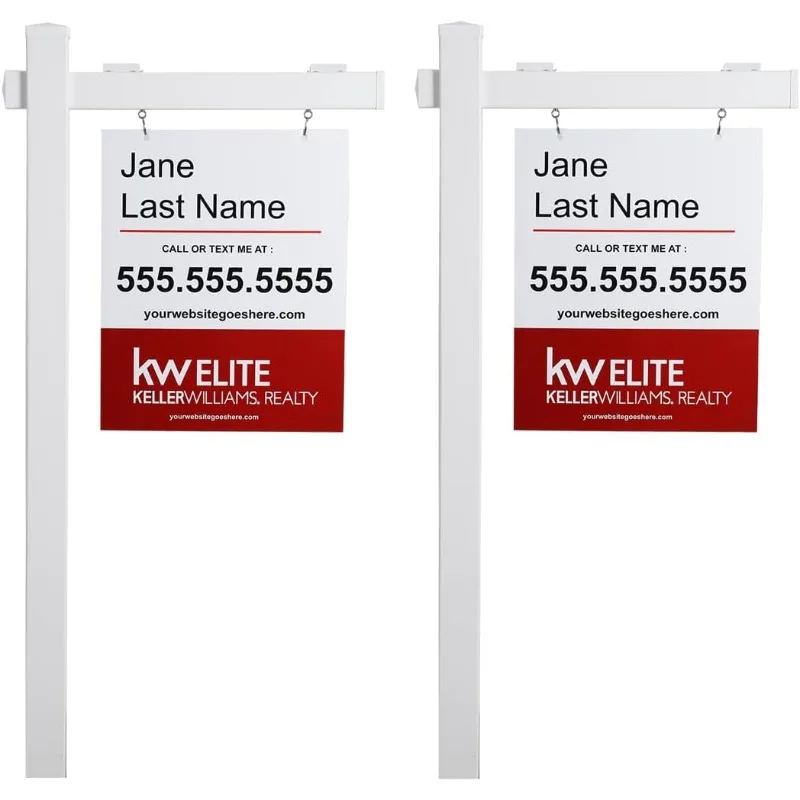 Real Estate Sign Post 6ft. Tall (4"x 4"x 72") Realtor Yard Sign Post for Open House and Home for Sale, 36" Arm Holds U
Real Estate Sign Post 6ft. Tall (4"x 4"x 72") Realtor Yard Sign Post for Open House and Home for Sale, 36" Arm Holds U