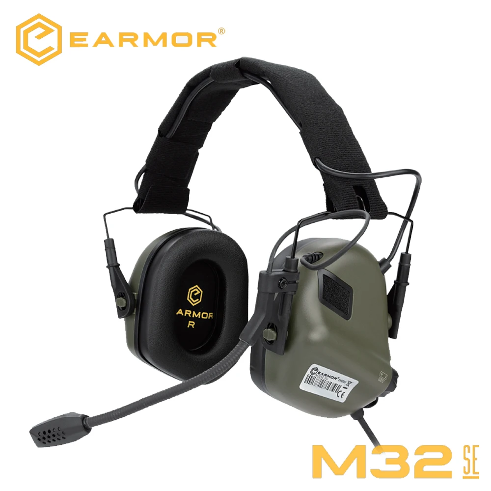Electronic Shooting Earmuffs EARMOR M32 MOD4/SE Tactical Sound Amplification Headset Ear Protection Anti-noise Ear Muff
Electronic Shooting Earmuffs EARMOR M32 MOD4/SE Tactical Sound Amplification Headset Ear Protection Anti-noise Ear Muff