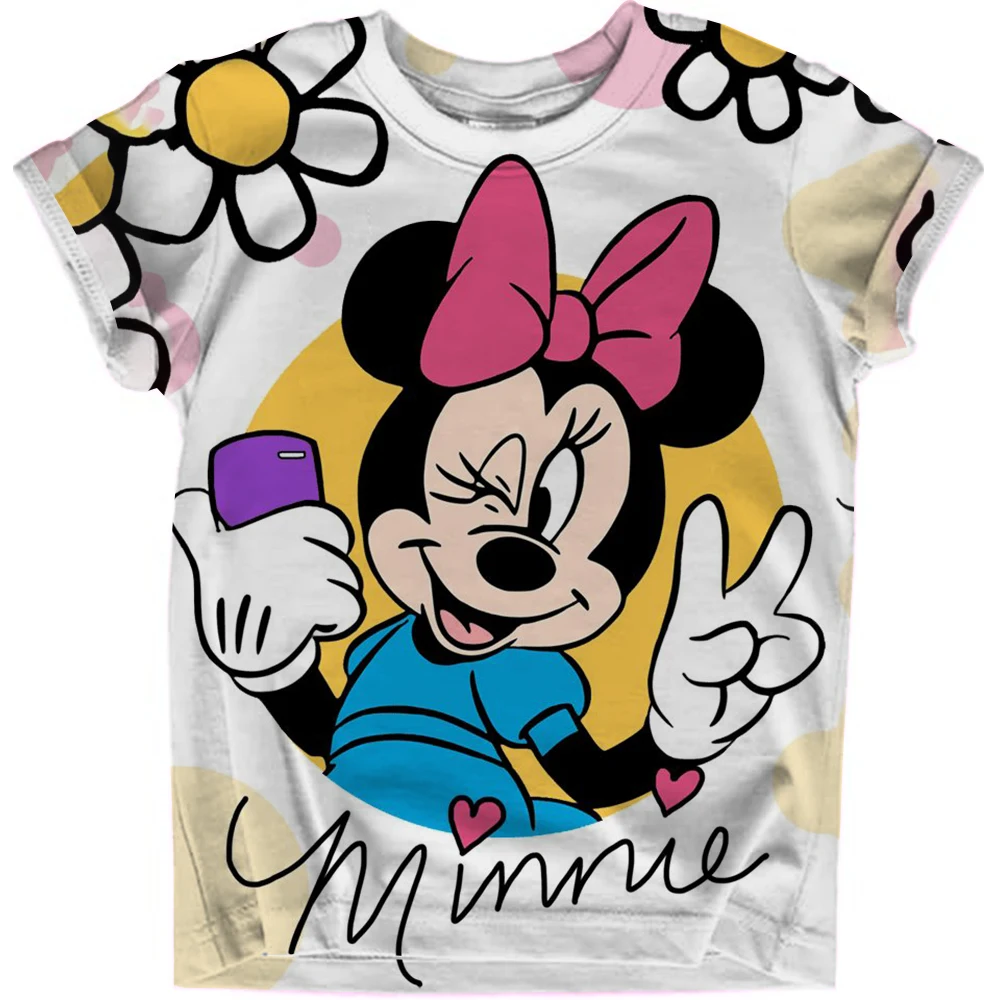Summer Baby Girl Disney Mickey Mouse Minnie print Clothes Kid Girls Casual T-shirts Children Fashion Crew Neck Short Sleeve Top
Summer Baby Girl Disney Mickey Mouse Minnie print Clothes Kid Girls Casual T-shirts Children Fashion Crew Neck Short Sleeve Top