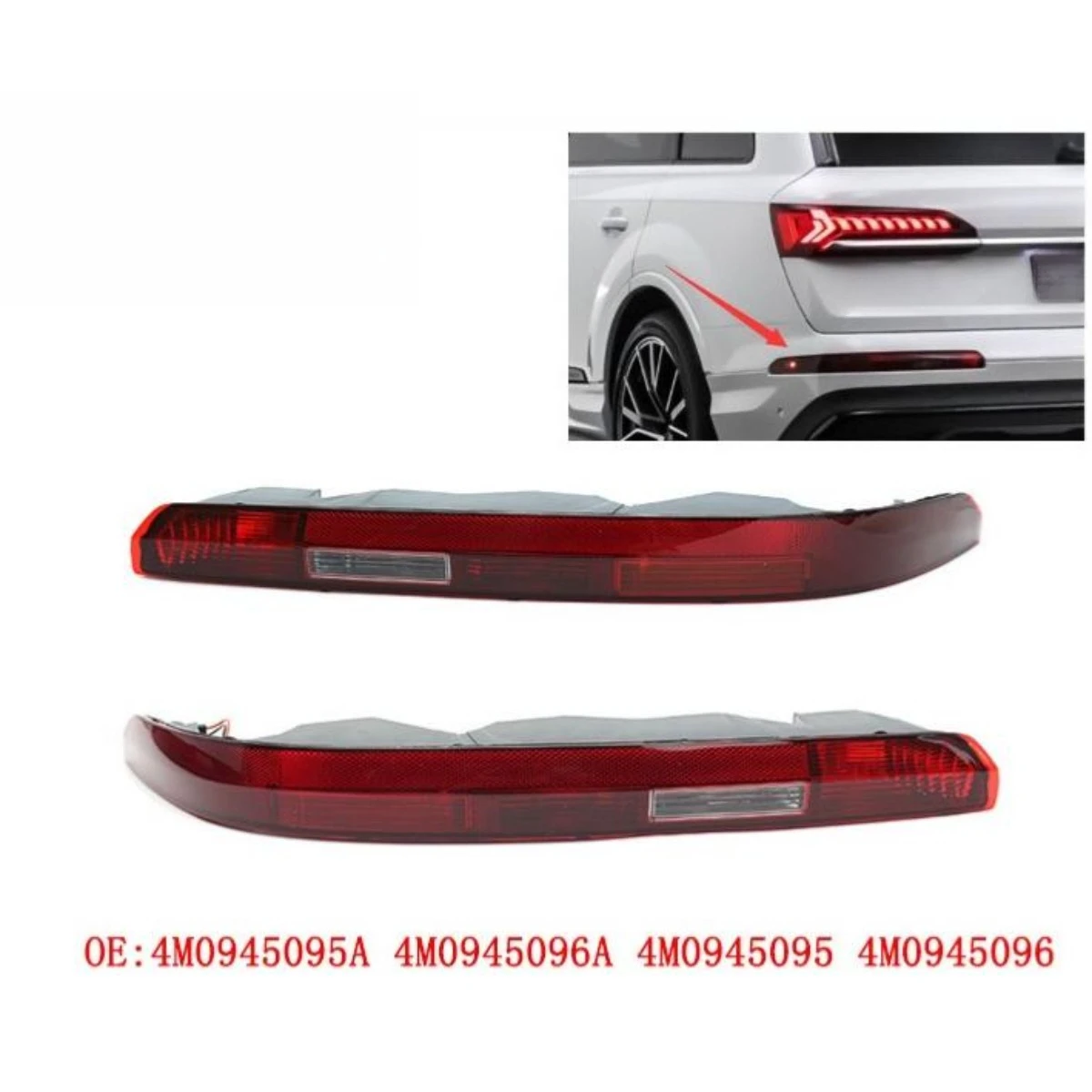 For Audi Q7 2016-2021 Rear Bumper Light LED Rear Bumper Brake Fog Light Left Right Rear LED Taillight Modification Part
For Audi Q7 2016-2021 Rear Bumper Light LED Rear Bumper Brake Fog Light Left Right Rear LED Taillight Modification Part