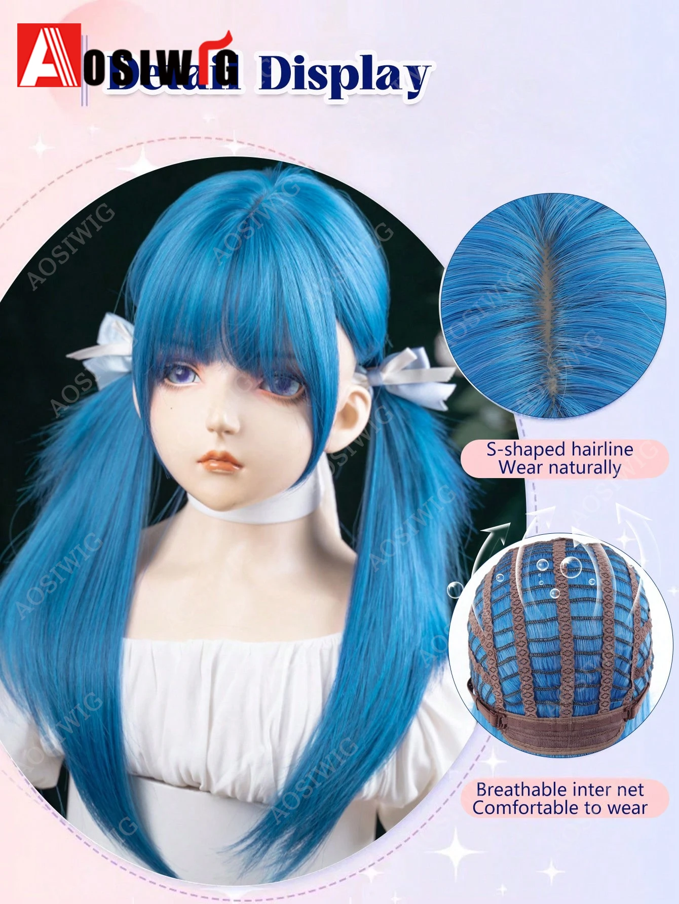 Long Straight Layered Straight Blue Wig with Bangs Daily Use Synthetic Straight Wig For Women Halloween Cosplay Party
Long Straight Layered Straight Blue Wig with Bangs Daily Use Synthetic Straight Wig For Women Halloween Cosplay Party