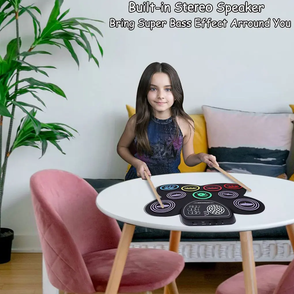 Silent Practice Anytime Anywhere Drum Practice Pad Foldable Storage Is Convenient To Carry
Silent Practice Anytime Anywhere Drum Practice Pad Foldable Storage Is Convenient To Carry