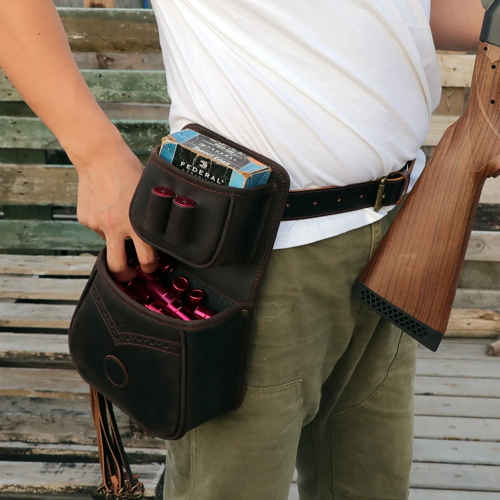 Кожаные патроны для охоты Tourbon, поясная сумка, игровой скоростной погрузчик, боеприпасы, спортивный чехол для глины с регулируемым ремнем для стрельбы
Кожаные патроны для охоты Tourbon, поясная сумка, игровой скоростной погрузчик, боеприпасы, спортивный чехол для глины с регулируемым ремнем для стрельбы