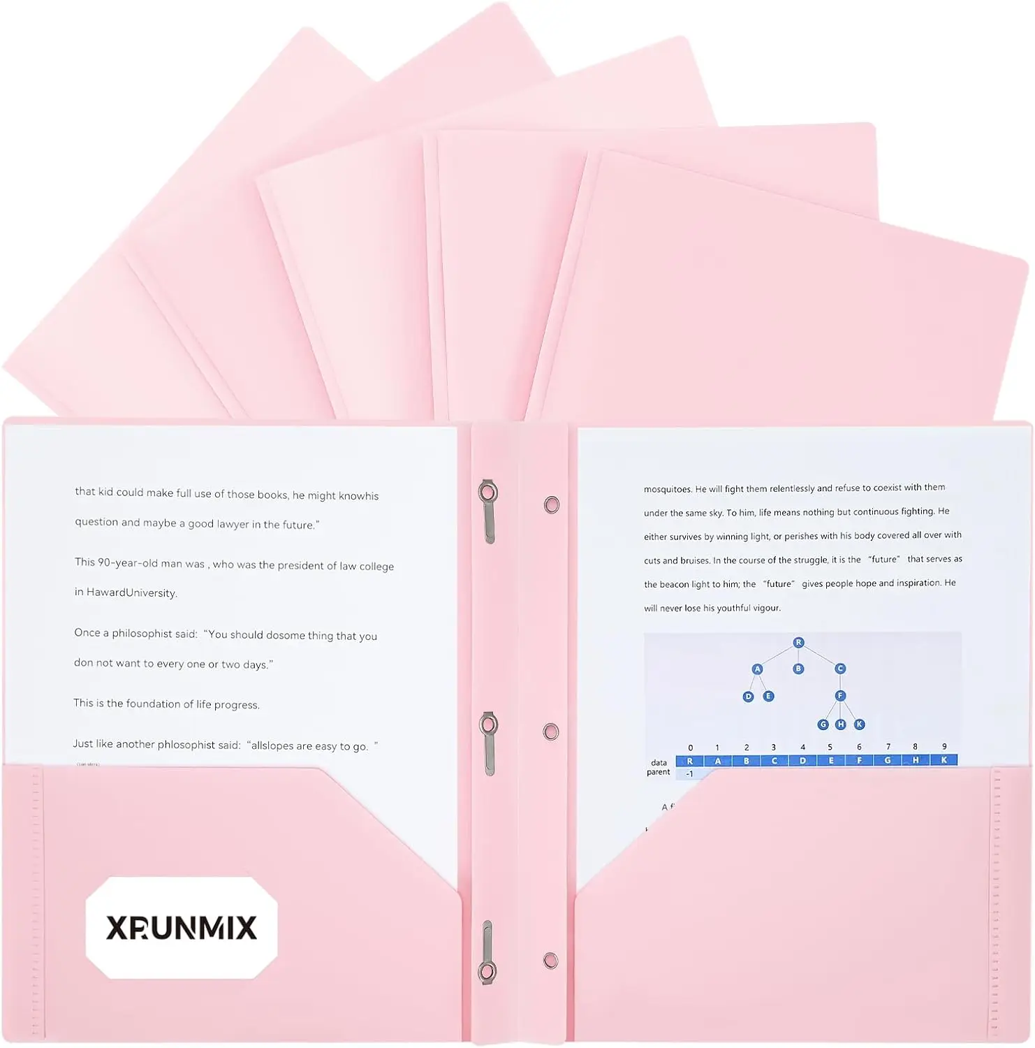 Two-Pocket Folders with 3 Prongs, Letter Size Plastic Folders for Office & School, 6 Pastel Colors (Pink - 6 Packs)
Two-Pocket Folders with 3 Prongs, Letter Size Plastic Folders for Office & School, 6 Pastel Colors (Pink - 6 Packs)