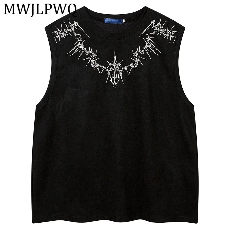 MWJLPWQ Suede Sleeveless Vest Men's High Street Printed Design Hiphop Fitness Sports Tank Top 2026 Summer Chic New 15777
MWJLPWQ Suede Sleeveless Vest Men's High Street Printed Design Hiphop Fitness Sports Tank Top 2026 Summer Chic New 15777
